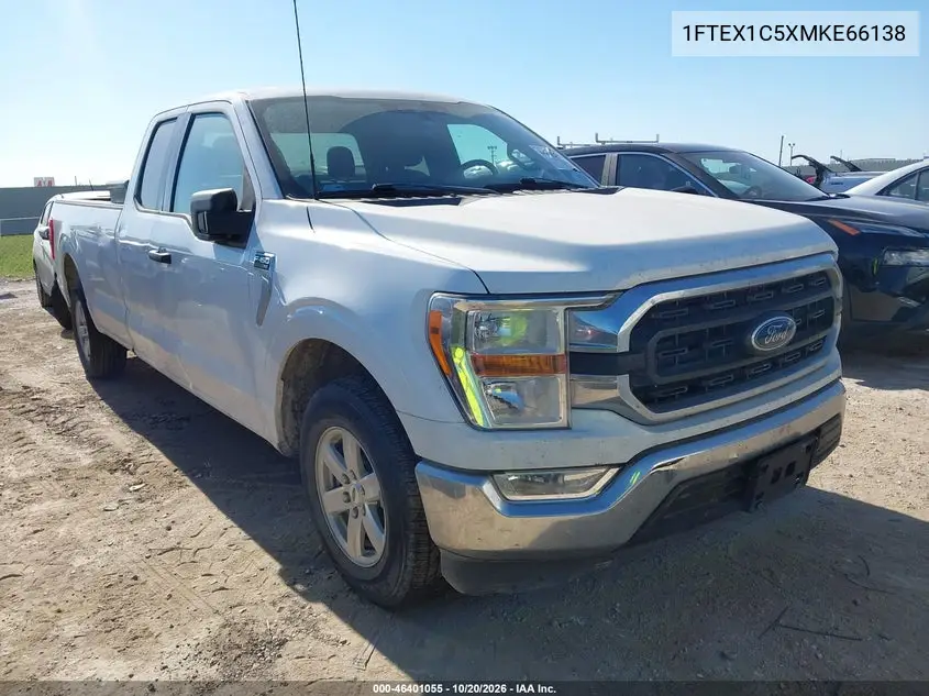 FORD F-150 2021, VIN 1FTEX1C5XMKE66138