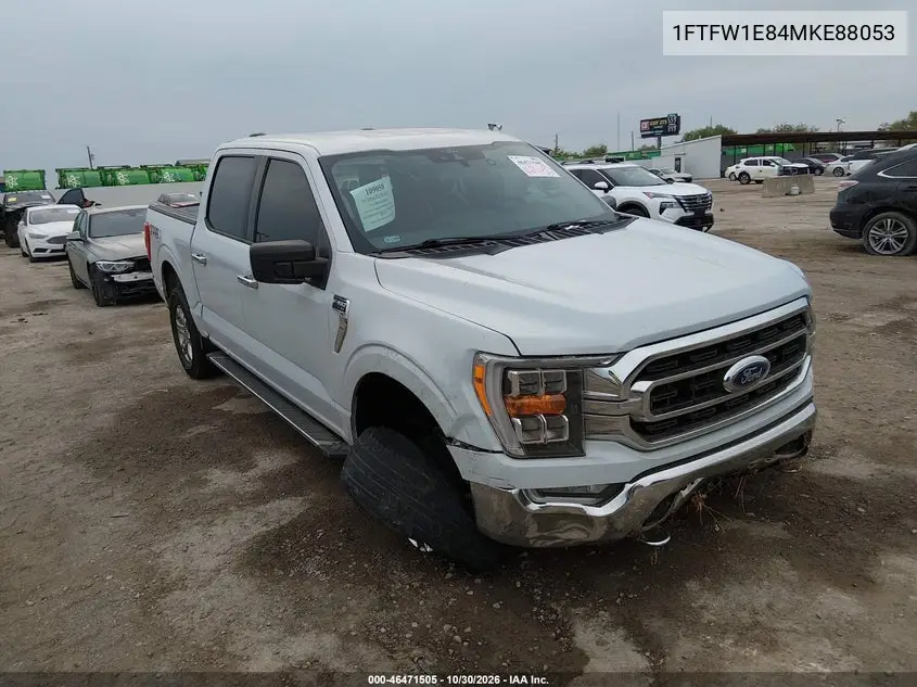 FORD F-150 2021, VIN 1FTFW1E84MKE88053