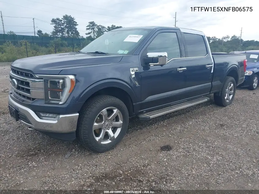 2022 FORD F-150 VIN 1FTFW1E5XNFB06575 — фото 2