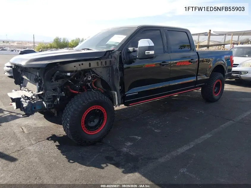 2022 FORD F-150 VIN 1FTFW1ED5NFB55903 — фото 2