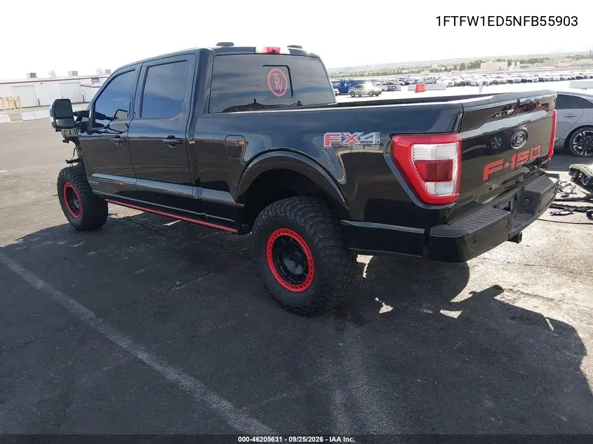 2022 FORD F-150 VIN 1FTFW1ED5NFB55903 — фото 3