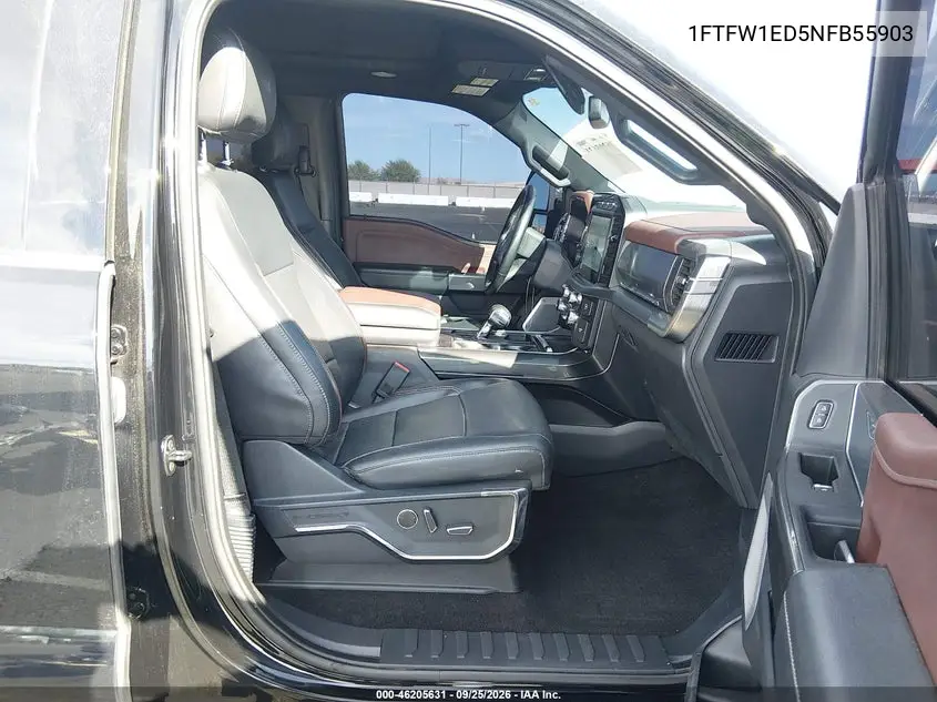 2022 FORD F-150 VIN 1FTFW1ED5NFB55903 — фото 5