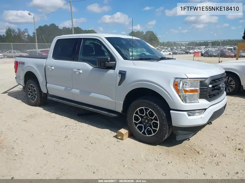 FORD F-150 2022, VIN 1FTFW1E55NKE18410
