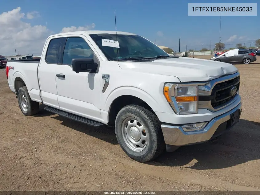 FORD F-150 2022, VIN 1FTFX1E85NKE45033