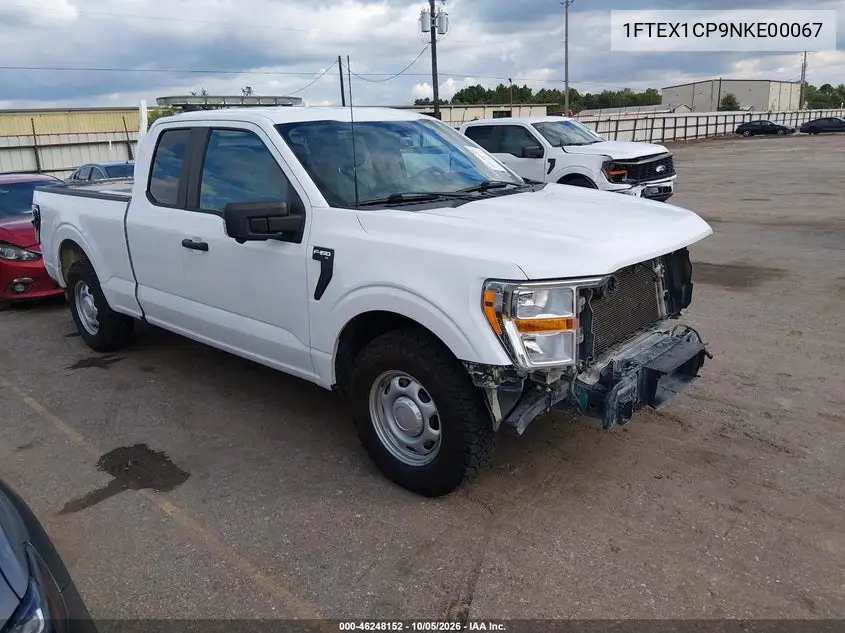FORD F-150 2022, VIN 1FTEX1CP9NKE00067