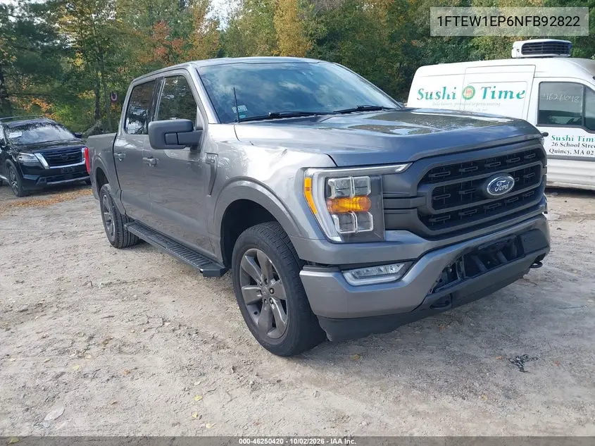 FORD F-150 2022, VIN 1FTEW1EP6NFB92822