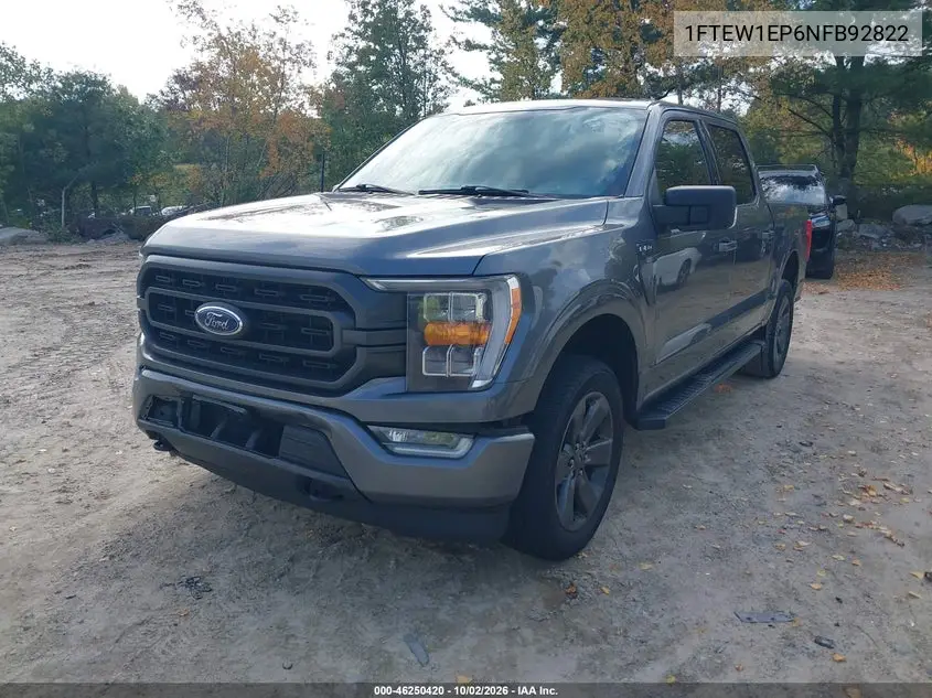 2022 FORD F-150 VIN 1FTEW1EP6NFB92822 — фото 2