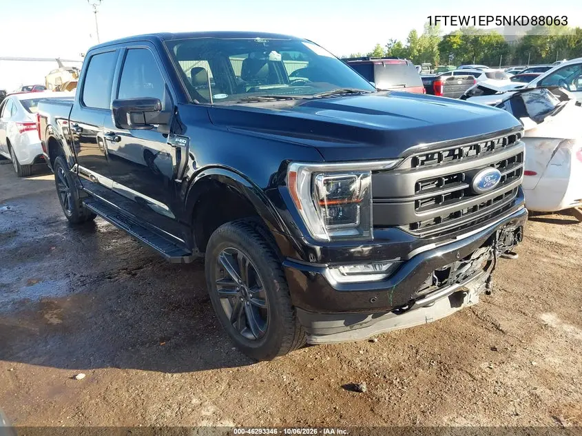 FORD F-150 2022, VIN 1FTEW1EP5NKD88063