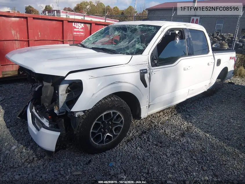 2022 FORD F-150 VIN 1FTFW1E52NFC08596 — фото 2
