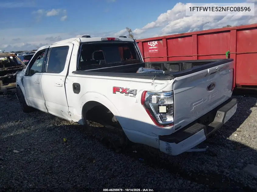 2022 FORD F-150 VIN 1FTFW1E52NFC08596 — фото 3
