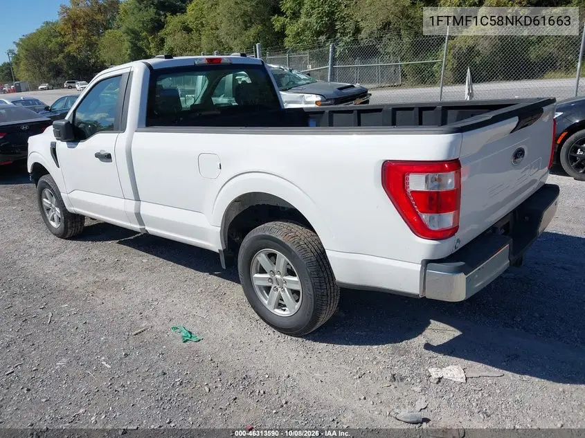 2022 FORD F-150 VIN 1FTMF1C58NKD61663 — фото 3