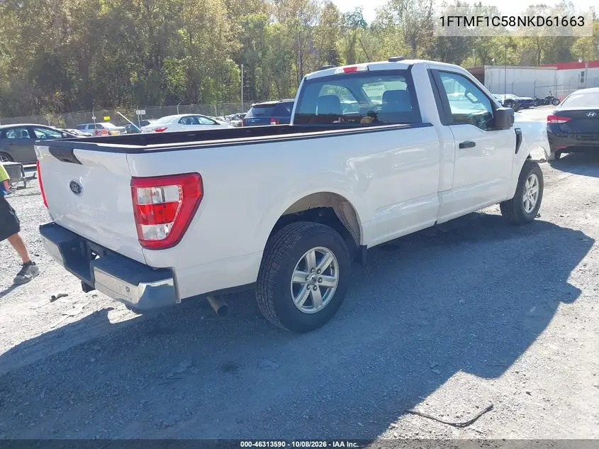 2022 FORD F-150 VIN 1FTMF1C58NKD61663 — фото 4
