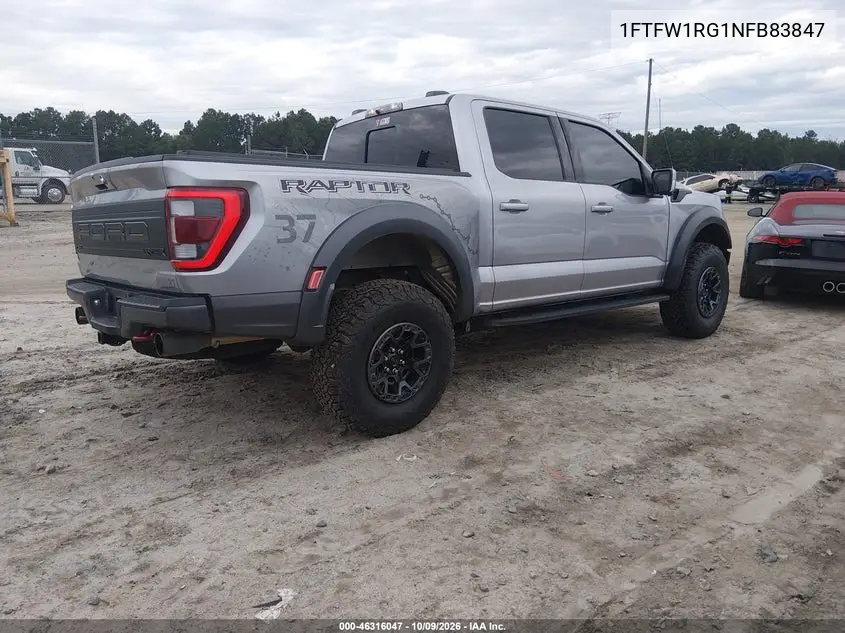 2022 FORD F-150 VIN 1FTFW1RG1NFB83847 — фото 4