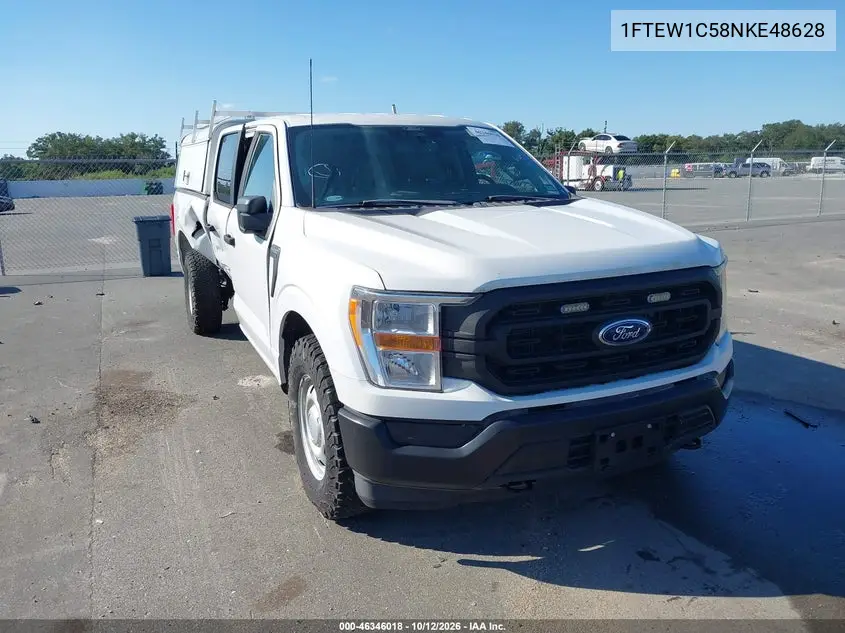 FORD F-150 2022, VIN 1FTEW1C58NKE48628