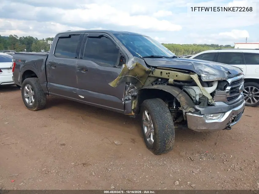 FORD F-150 2022, VIN 1FTFW1E51NKE72268
