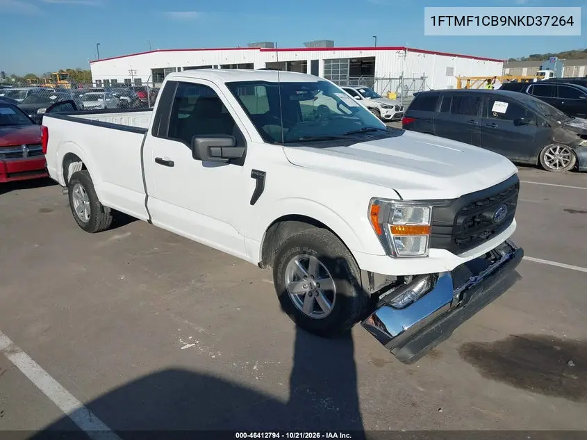 FORD F-150 2022, VIN 1FTMF1CB9NKD37264