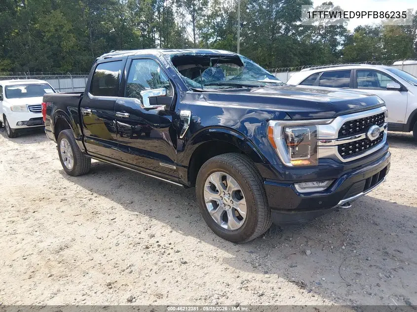 FORD F-150 2023, VIN 1FTFW1ED9PFB86235