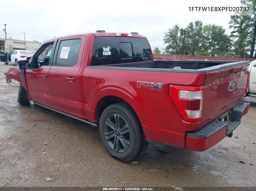 2023 FORD F-150 VIN 1FTFW1E8XPFD20737 — фото 3