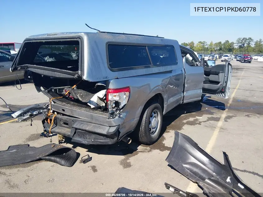 FORD F-150 2023, VIN 1FTEX1CP1PKD60778