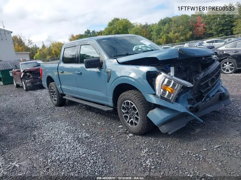 FORD F-150 2023, VIN 1FTFW1E81PKE00533