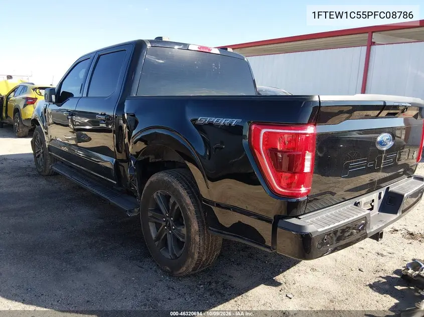 2023 FORD F-150 VIN 1FTEW1C55PFC08786 — фото 3