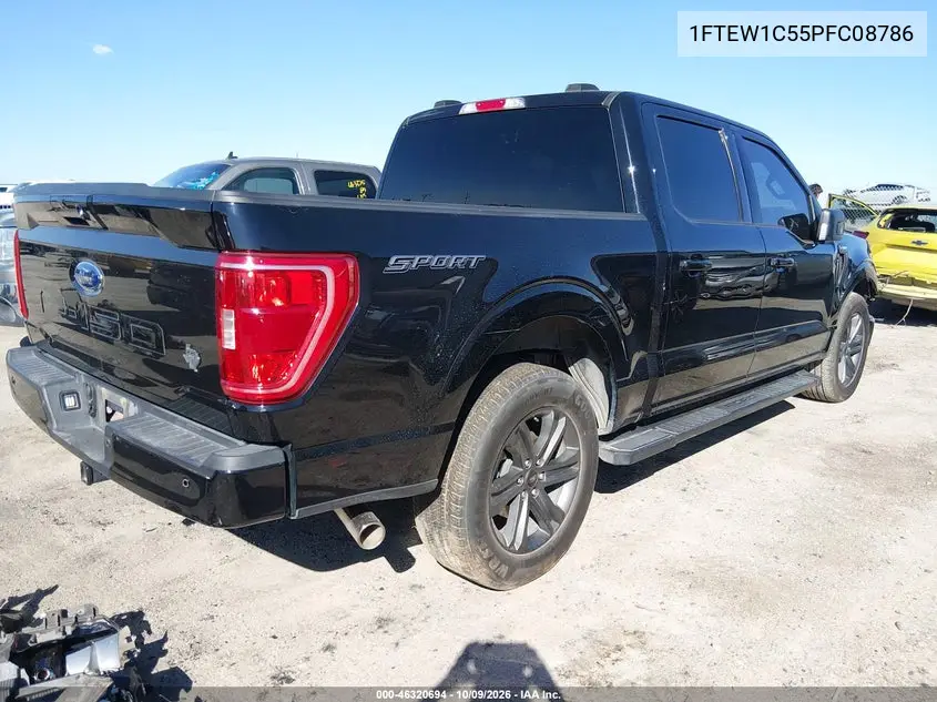 2023 FORD F-150 VIN 1FTEW1C55PFC08786 — фото 4