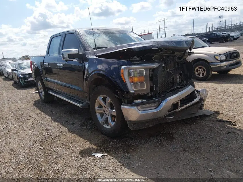 FORD F-150 2023, VIN 1FTFW1ED6PFC40963