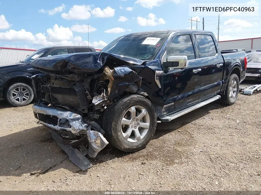 2023 FORD F-150 VIN 1FTFW1ED6PFC40963 — фото 2