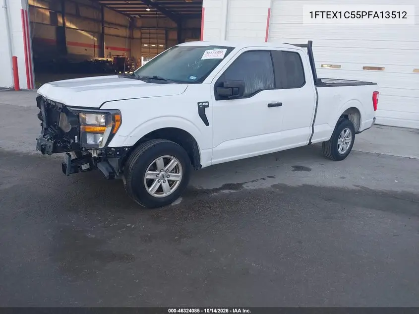 2023 FORD F-150 VIN 1FTEX1C55PFA13512 — фото 2