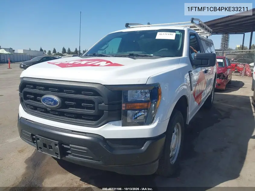 2023 FORD F-150 VIN 1FTMF1CB4PKE33211 — фото 2