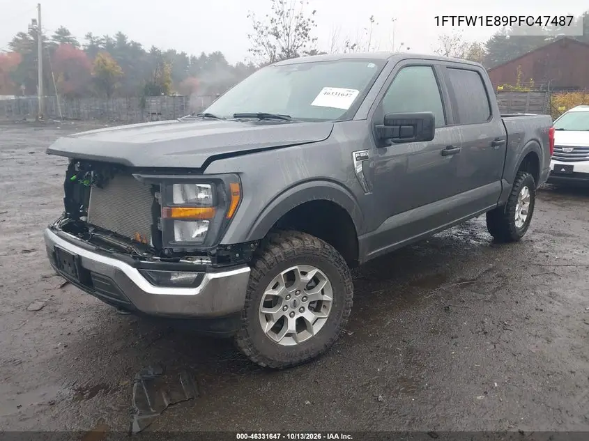 2023 FORD F-150 VIN 1FTFW1E89PFC47487 — фото 2