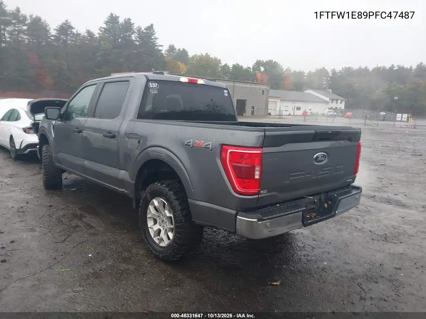 2023 FORD F-150 VIN 1FTFW1E89PFC47487 — фото 3