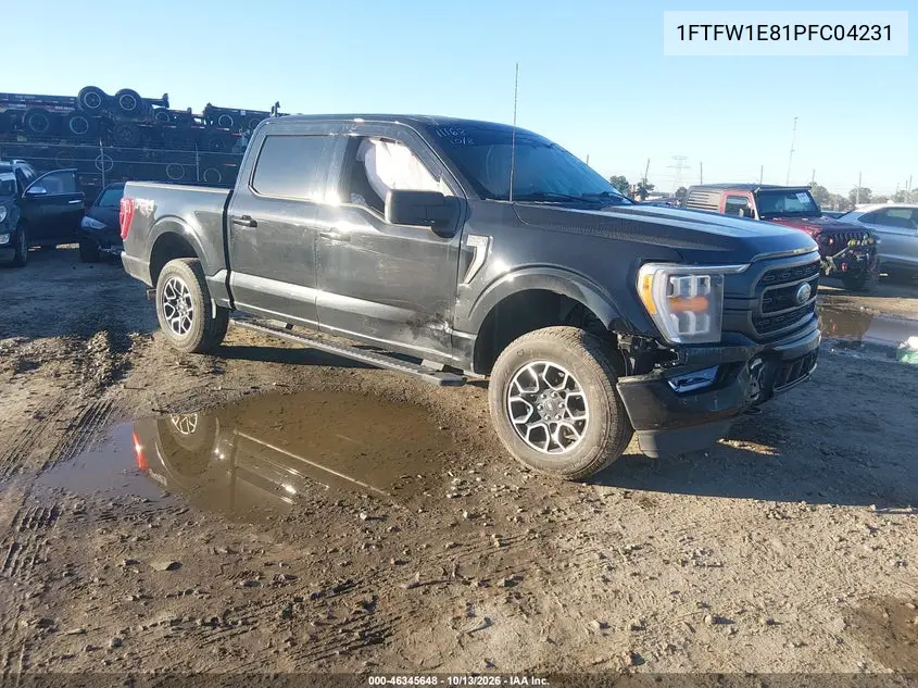 FORD F-150 2023, VIN 1FTFW1E81PFC04231