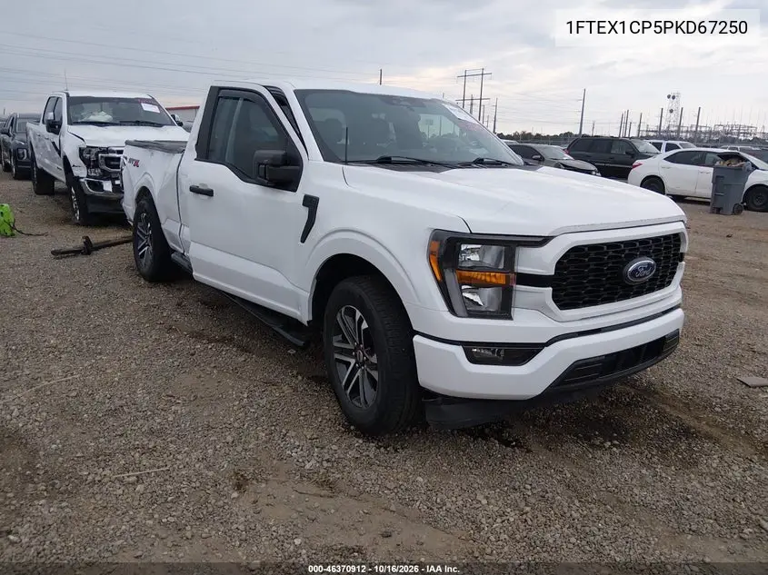 FORD F-150 2023, VIN 1FTEX1CP5PKD67250