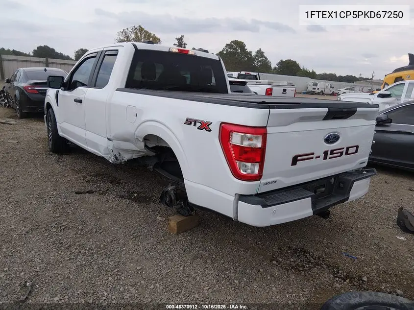 2023 FORD F-150 VIN 1FTEX1CP5PKD67250 — фото 3