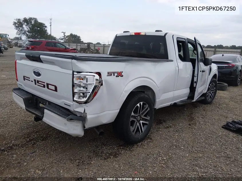 2023 FORD F-150 VIN 1FTEX1CP5PKD67250 — фото 4