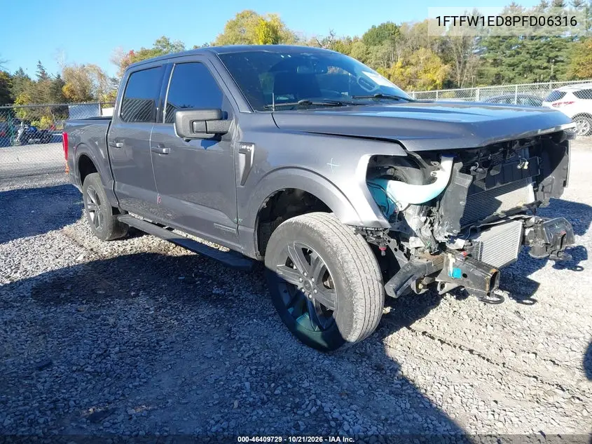 FORD F-150 2023, VIN 1FTFW1ED8PFD06316