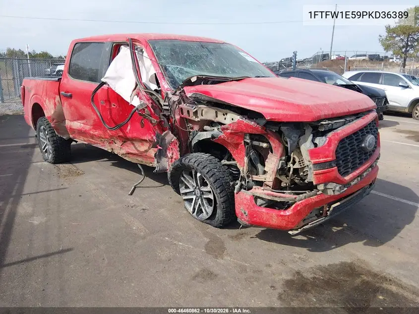FORD F-150 2023, VIN 1FTFW1E59PKD36389