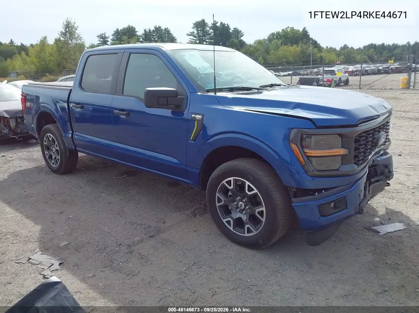 FORD F-150 2024, VIN 1FTEW2LP4RKE44671