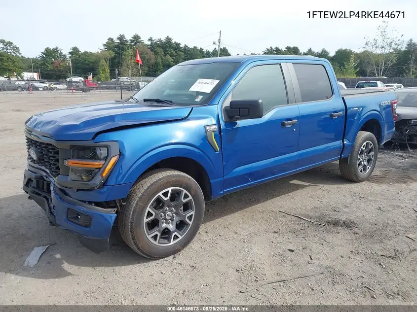 2024 FORD F-150 VIN 1FTEW2LP4RKE44671 — фото 2