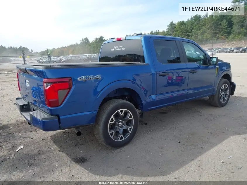 2024 FORD F-150 VIN 1FTEW2LP4RKE44671 — фото 4