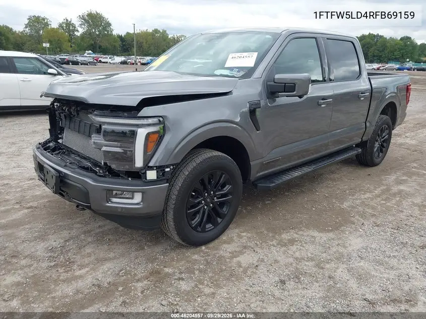 2024 FORD F-150 VIN 1FTFW5LD4RFB69159 — фото 2