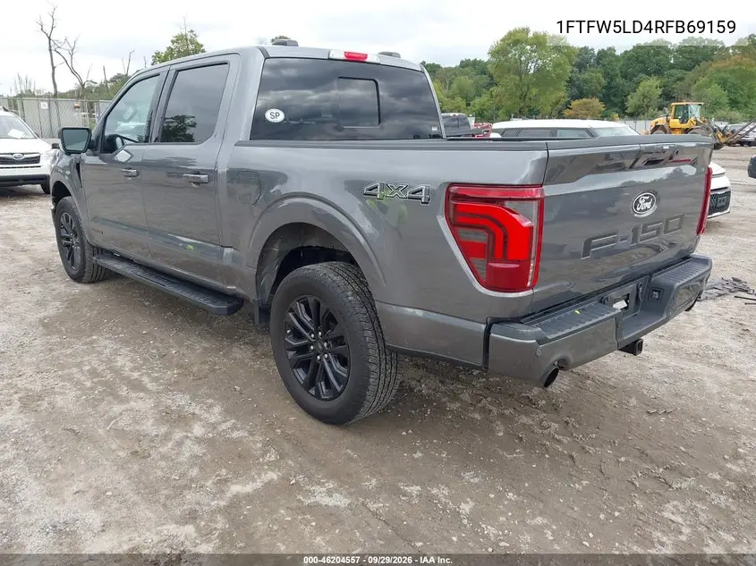 2024 FORD F-150 VIN 1FTFW5LD4RFB69159 — фото 3