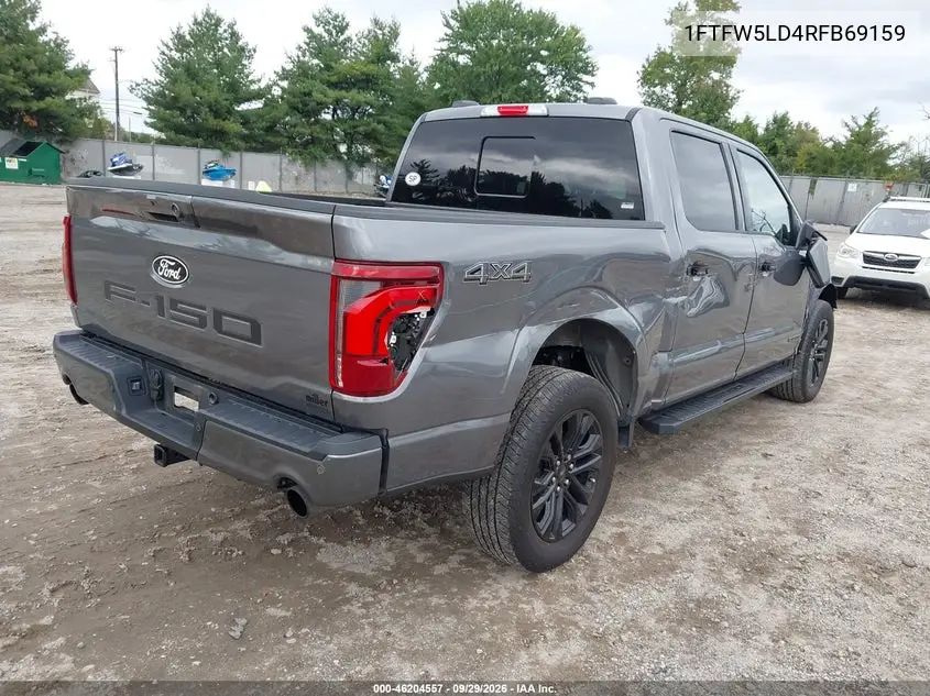 2024 FORD F-150 VIN 1FTFW5LD4RFB69159 — фото 4