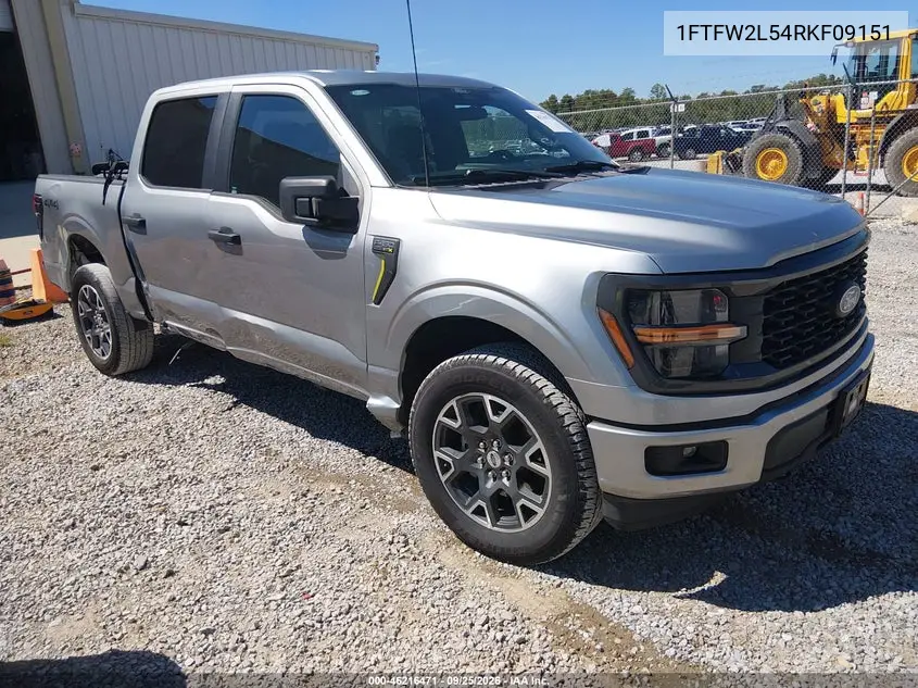 FORD F-150 2024, VIN 1FTFW2L54RKF09151