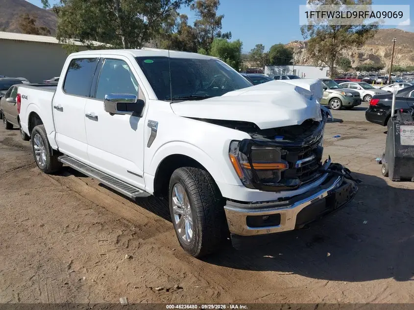 FORD F-150 2024, VIN 1FTFW3LD9RFA09069