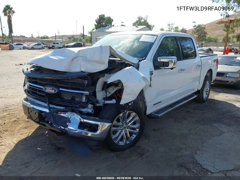 2024 FORD F-150 VIN 1FTFW3LD9RFA09069 — фото 2