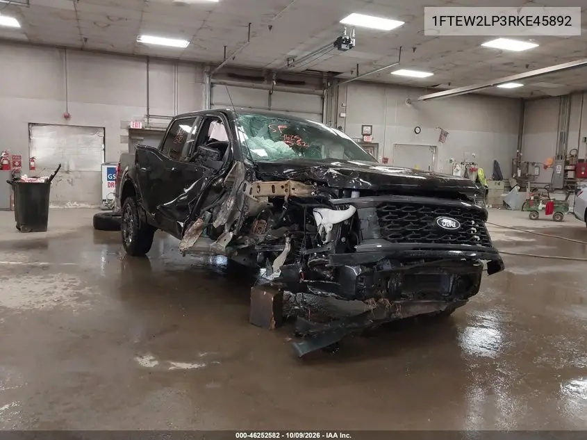 FORD F-150 2024, VIN 1FTEW2LP3RKE45892