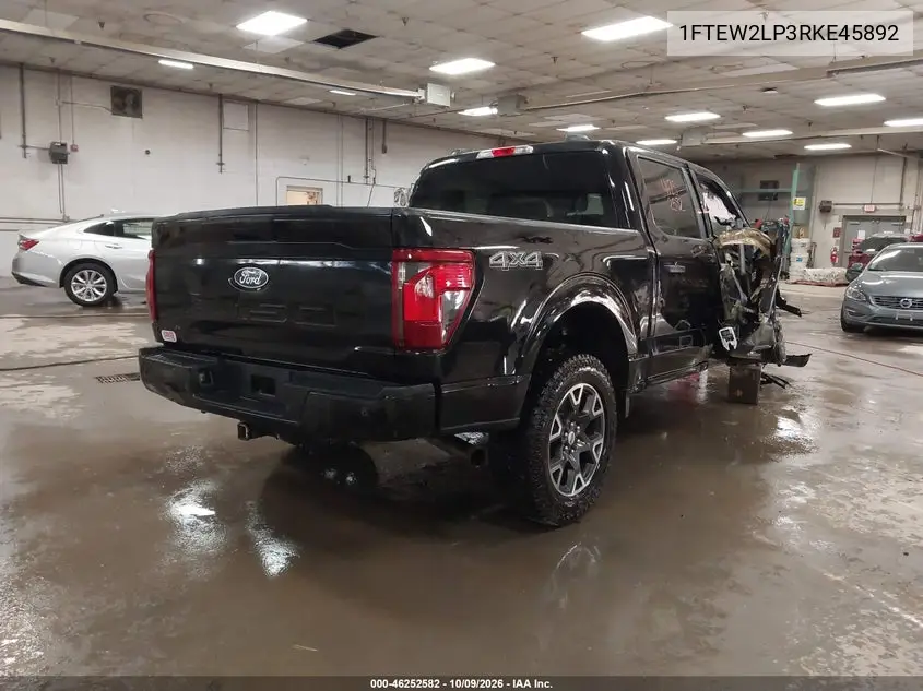 2024 FORD F-150 VIN 1FTEW2LP3RKE45892 — фото 4