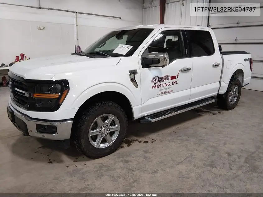 2024 FORD F-150 VIN 1FTFW3L82RKE04737 — фото 2